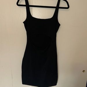 Garage size XS dress with cutout